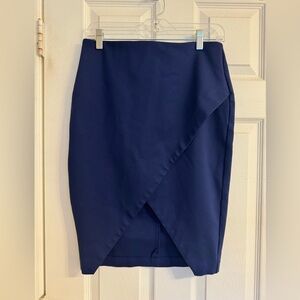 Tulip Hem Pencil Skirt EXPRESS 10